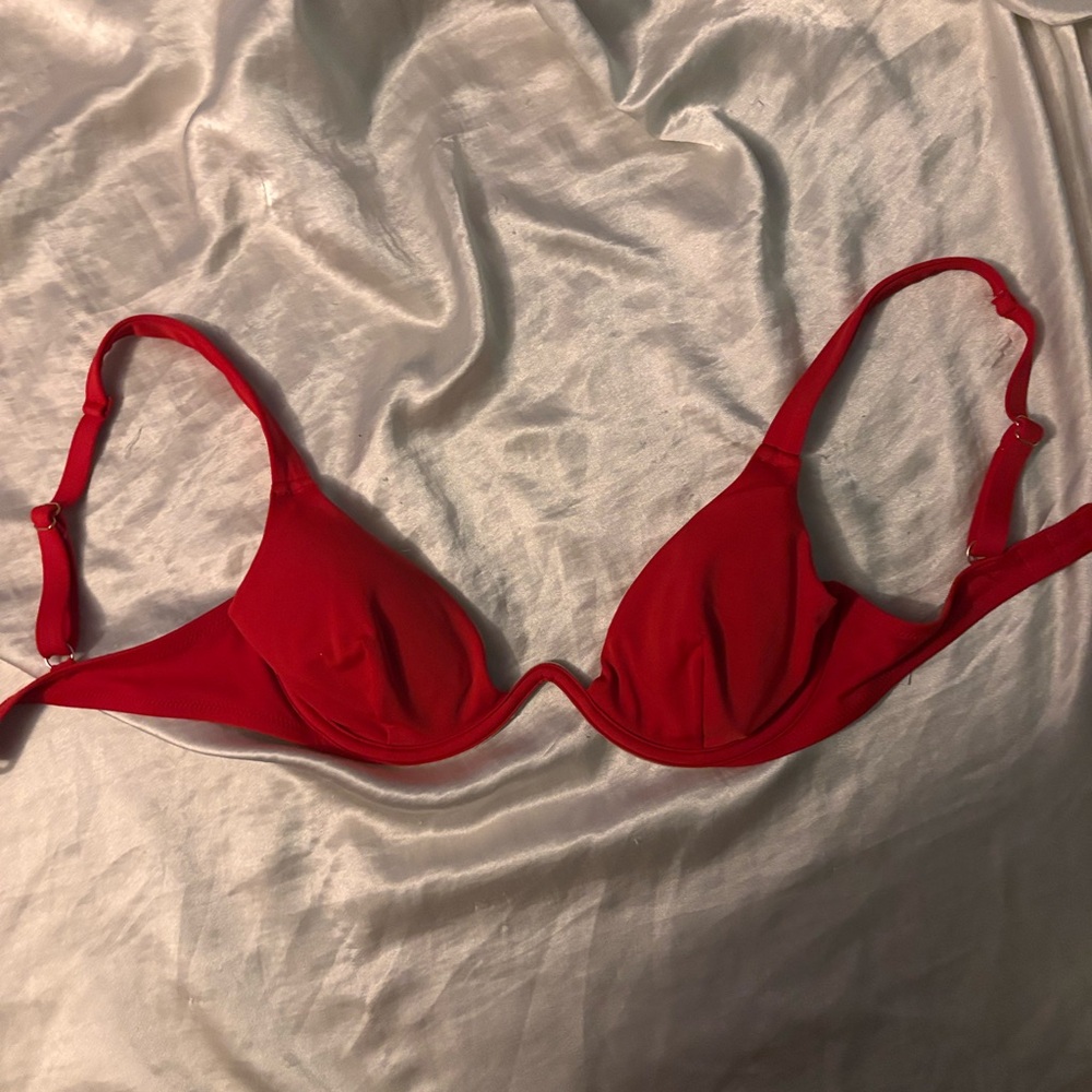 Target Red Bikini Top with underwire
